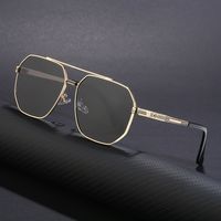 Men's Fashion Geometric Pc Toad Mirror Sunglasses main image 3
