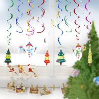 Christmas Christmas Tree Letter Snowman Pvc Party Decorative Props sku image 5