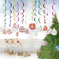 Christmas Christmas Tree Letter Snowman Pvc Party Decorative Props sku image 12