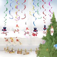 Christmas Christmas Tree Letter Snowman Pvc Party Decorative Props sku image 3
