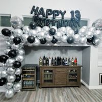 Birthday Solid Color Emulsion Party Balloon main image 4