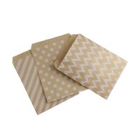 Simple Style Stripe Polka Dots Kraft Paper Food Packaging Bag main image 4