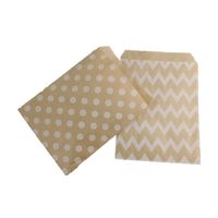 Simple Style Stripe Polka Dots Kraft Paper Food Packaging Bag main image 5