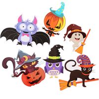 Halloween Halloween Pattern Pumpkin Plastic Party Decorative Props main image 5