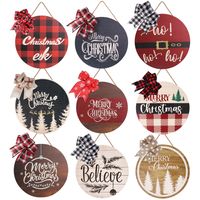 Christmas Letter Elk Wood Party Hanging Ornaments main image 5