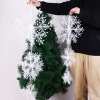 Christmas Snowflake Plastic Party Decorative Props main image 4