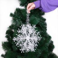 Christmas Snowflake Plastic Party Decorative Props main image 3