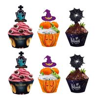 Halloween Halloween Pattern Paper Party Cake Decorating Supplies main image 3