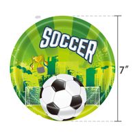 Birthday Letter Football Paper Party Flag Tableware main image 4