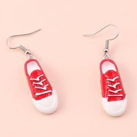 Cute Shoe Resin Enamel Drop Earrings main image 1