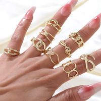 Simple Style Copper Open Ring Plating Copper Rings main image 1