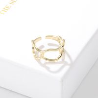 Simple Style Copper Open Ring Plating Copper Rings sku image 3