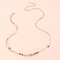 Style Simple Géométrique Alliage Placage Perles Chaîne De Taille 1 Pièce main image 4