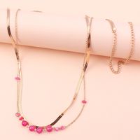 Simple Style Geometric Alloy Plating Beads Waist Chain 1 Piece main image 5