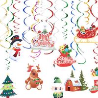 Christmas Christmas Tree Letter Snowman Pvc Party Decorative Props main image 2