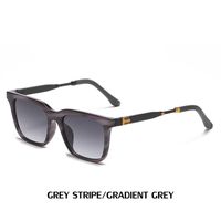 Men's Vintage Style Geometric Pc Square Sunglasses sku image 3