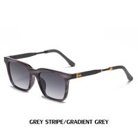 Hombres Estilo Vintage Geométrico Ordenador Personal Cuadrado Gafas De Sol sku image 3