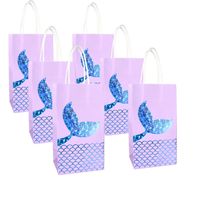 Mermaid Paper Party Gift Bags 1 Piece main image 6