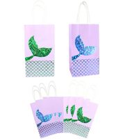 Mermaid Paper Party Gift Bags 1 Piece main image 4