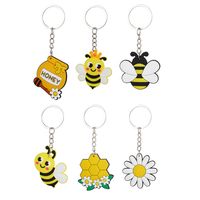 Cute Flower Bee Keychain sku image 1