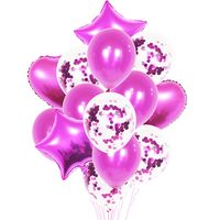Birthday Simple Style Star Heart Shape Aluminum Film Indoor Outdoor Party Balloons sku image 7