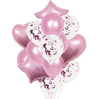 Birthday Simple Style Star Heart Shape Aluminum Film Indoor Outdoor Party Balloons main image 2