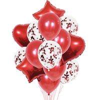Birthday Simple Style Star Heart Shape Aluminum Film Indoor Outdoor Party Balloons sku image 3