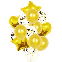 Birthday Simple Style Star Heart Shape Aluminum Film Indoor Outdoor Party Balloons sku image 1