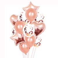 Birthday Simple Style Star Heart Shape Aluminum Film Indoor Outdoor Party Balloons sku image 6