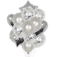 Birthday Simple Style Star Heart Shape Aluminum Film Indoor Outdoor Party Balloons sku image 2