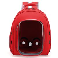 Pvc Pet Cat Bag Transparent Backpack Pet Bag Out Portable And Lightweight Large Backpack Wholesale sku image 2