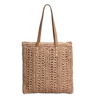 Women's Large Straw Streetwear Straw Bag sku image 2