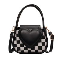 Fashion Heart Shape Square Magnetic Buckle Handbag main image 5