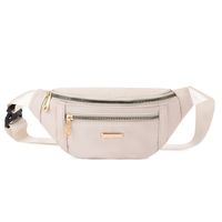Women's Fashion Solid Color Oxford Cloth Waist Bags sku image 2