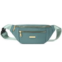 Women's Fashion Solid Color Oxford Cloth Waist Bags sku image 6