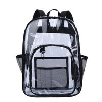 Waterproof Solid Color Casual School Daily School Backpack sku image 7
