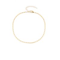 Simple Style Geometric Alloy Plating Anklet main image 5