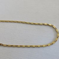 Simple Style Geometric Alloy Plating Anklet main image 2