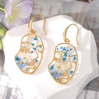 Wholesale Jewelry 1 Pair Fashion Human Face Alloy Drop Earrings main image 1