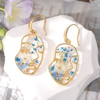 Wholesale Jewelry 1 Pair Fashion Human Face Alloy Drop Earrings main image 5