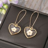 Wholesale Jewelry 1 Pair Simple Style Flower Alloy Alloy Drop Earrings sku image 5