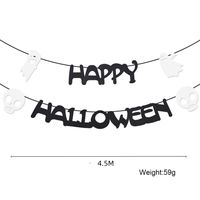 Halloween Letter Nonwoven Party Flag sku image 2
