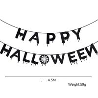 Halloween Letter Nonwoven Party Flag sku image 3