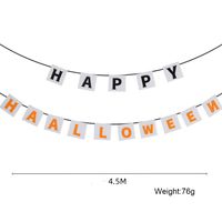 Halloween Letter Nonwoven Party Flag sku image 7