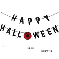 Halloween Letter Nonwoven Party Flag sku image 5