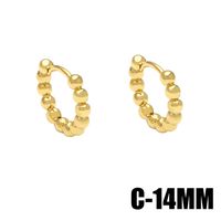 Fashion Geometric Copper Earrings Plating Zircon Copper Earrings main image 3