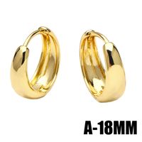 Fashion Geometric Copper Earrings Plating Zircon Copper Earrings main image 2