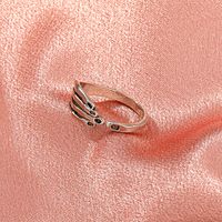 Novelty Hand Copper Open Ring Plating Metal Copper Rings main image 4