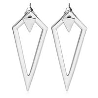 Simple Style Geometric Metal Plating Metal Ear Studs sku image 2