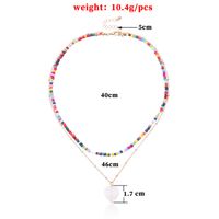 Fashion Heart Shape Alloy Mother Pearl Shellfish Beaded Necklace main image 4